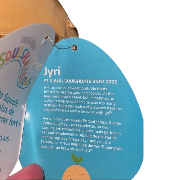 Jyri Ginseng Squishmallow 7” - Picture 5 of 7